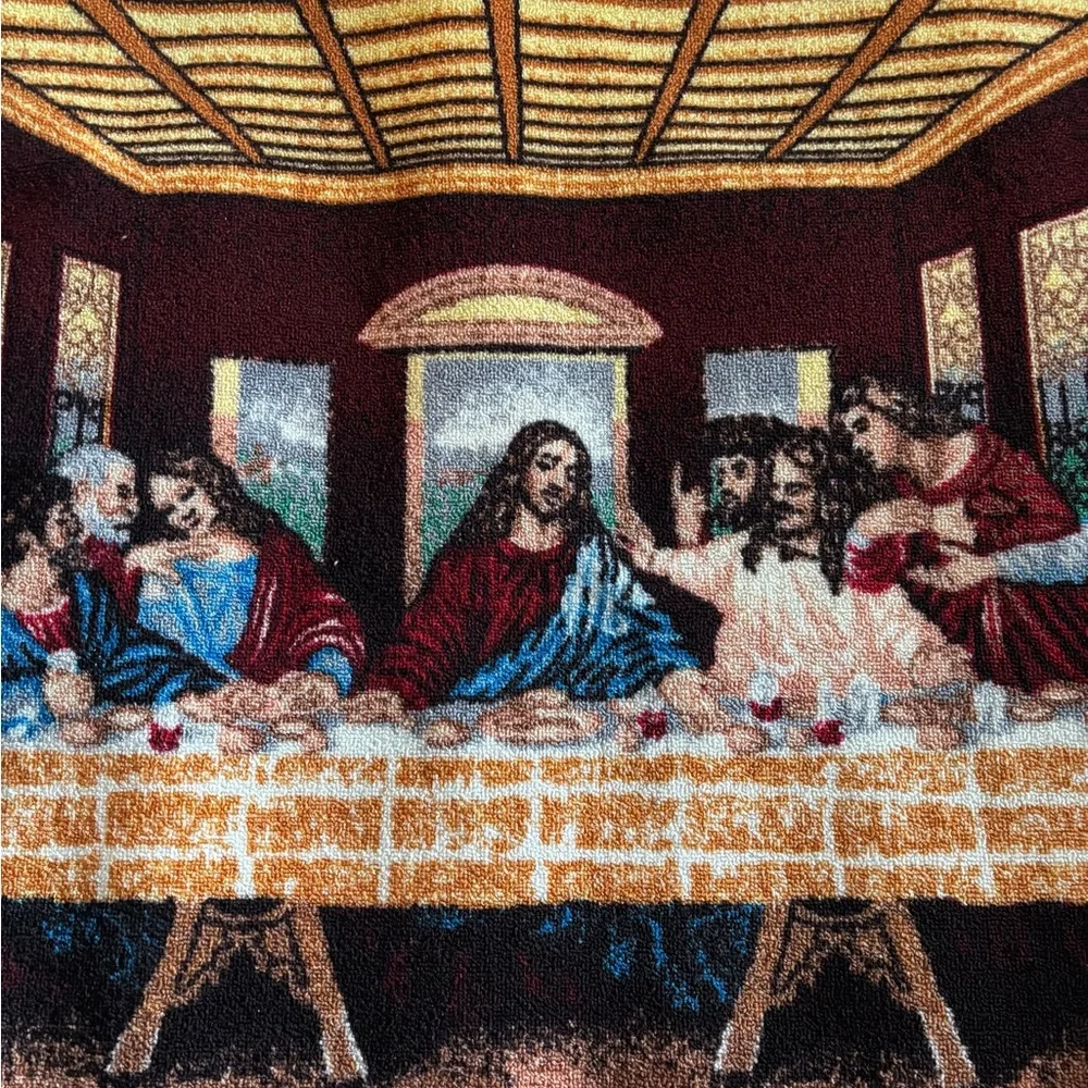 The Last Supper Tapestry Rug - Picture 2 of 4